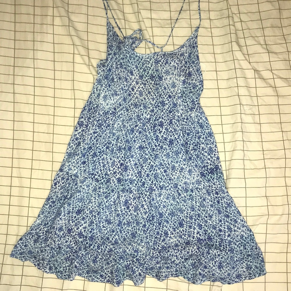 Blue flower dress